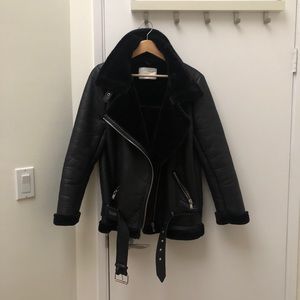Zara Oversize Moto Jacket